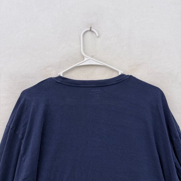 Polo Ralph Lauren T Shirt Mens L Blue Logo Spell Out Graphic Summer Casual - Picture 8 of 8